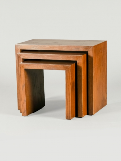 Mesa Ratona Apilable de Madera