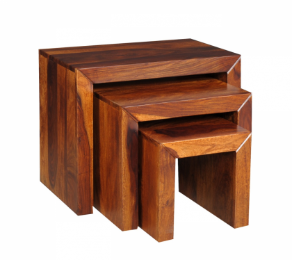 Mesa Ratona Apilable de Madera